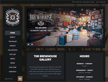Tablet Screenshot of brewhousegallery.com